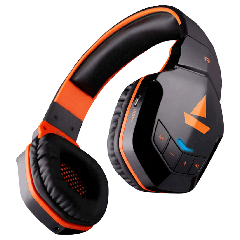 Orange best sale bluetooth headphones